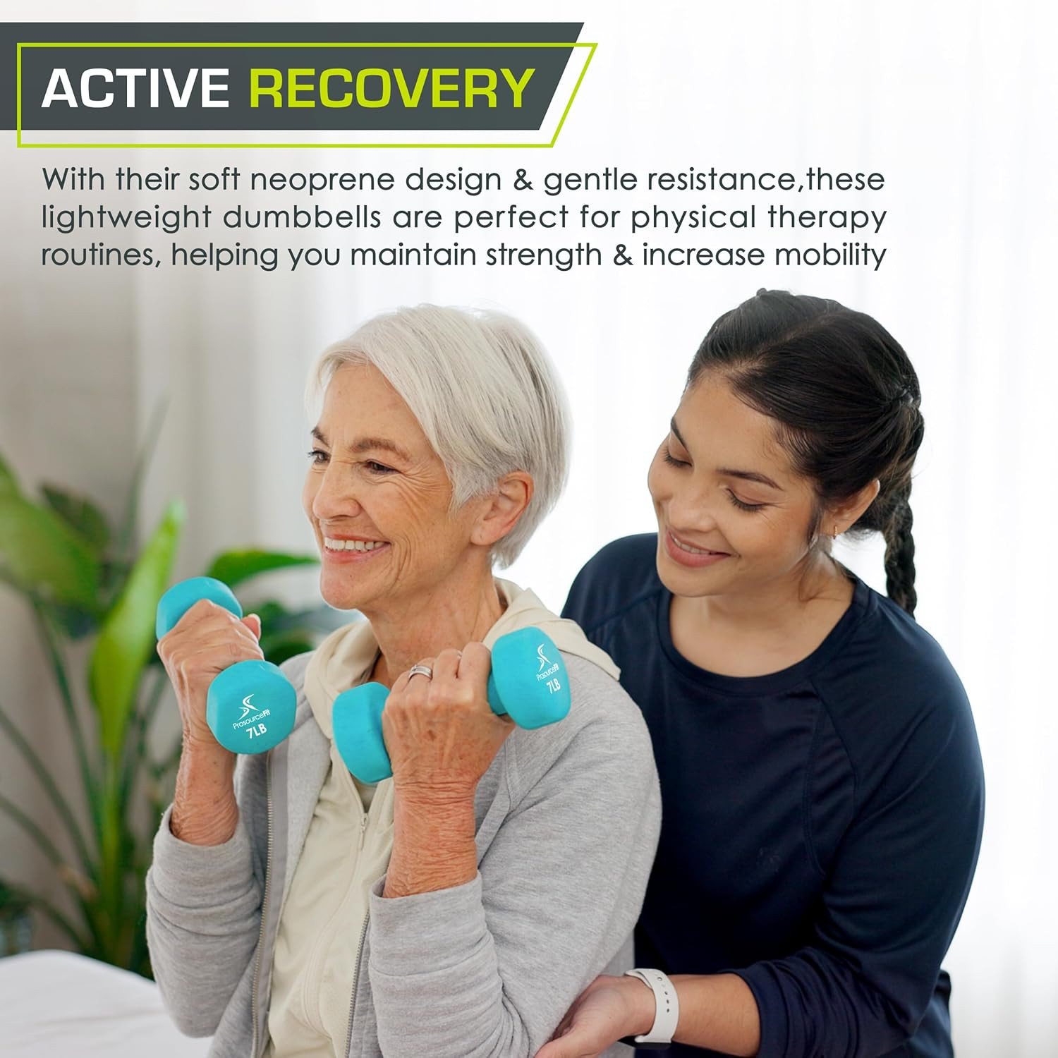 Neoprene Dumbbell Coated for Non-Slip Grip