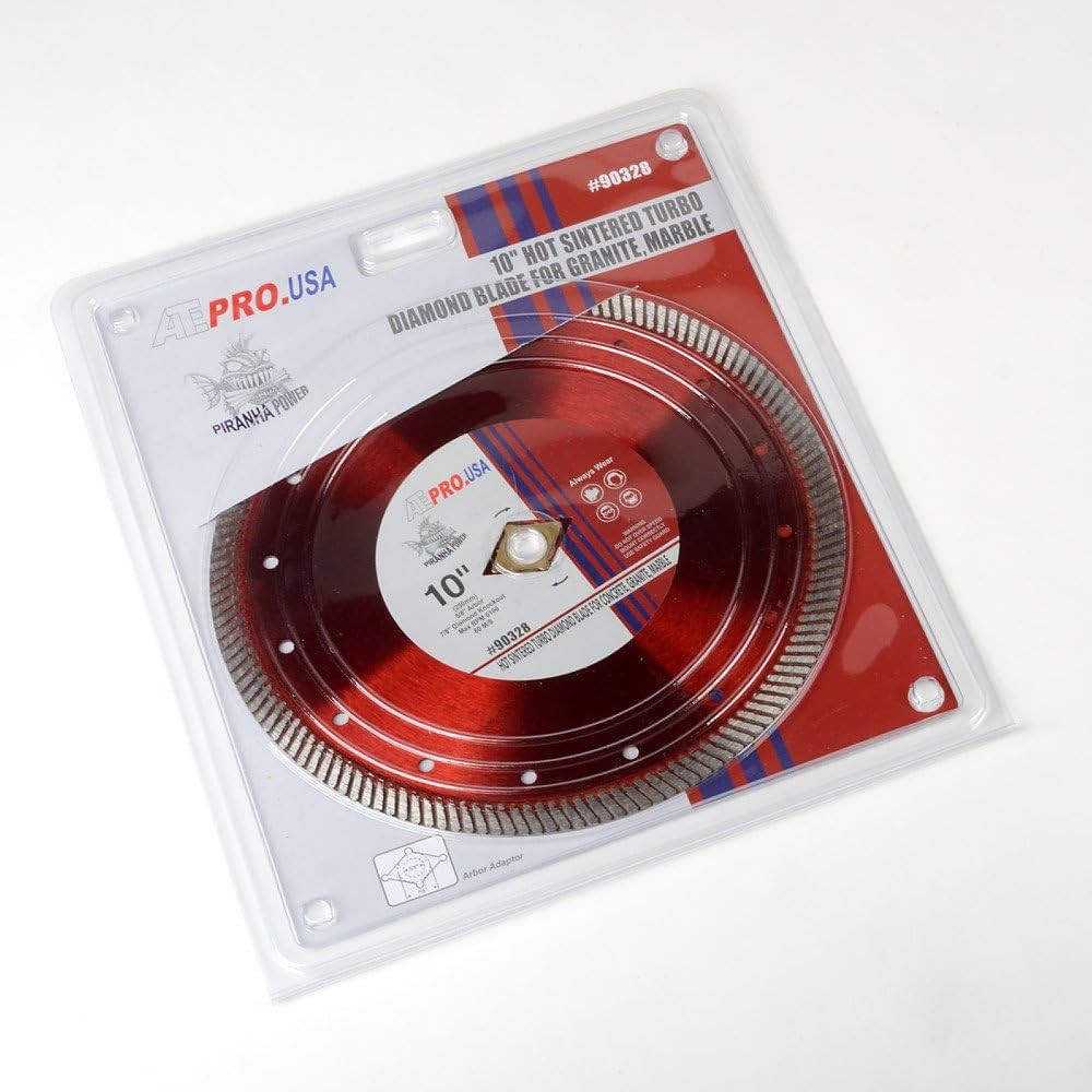 Diamond Blade, Turbo, Pro-Series, Hot Sintered, 10"