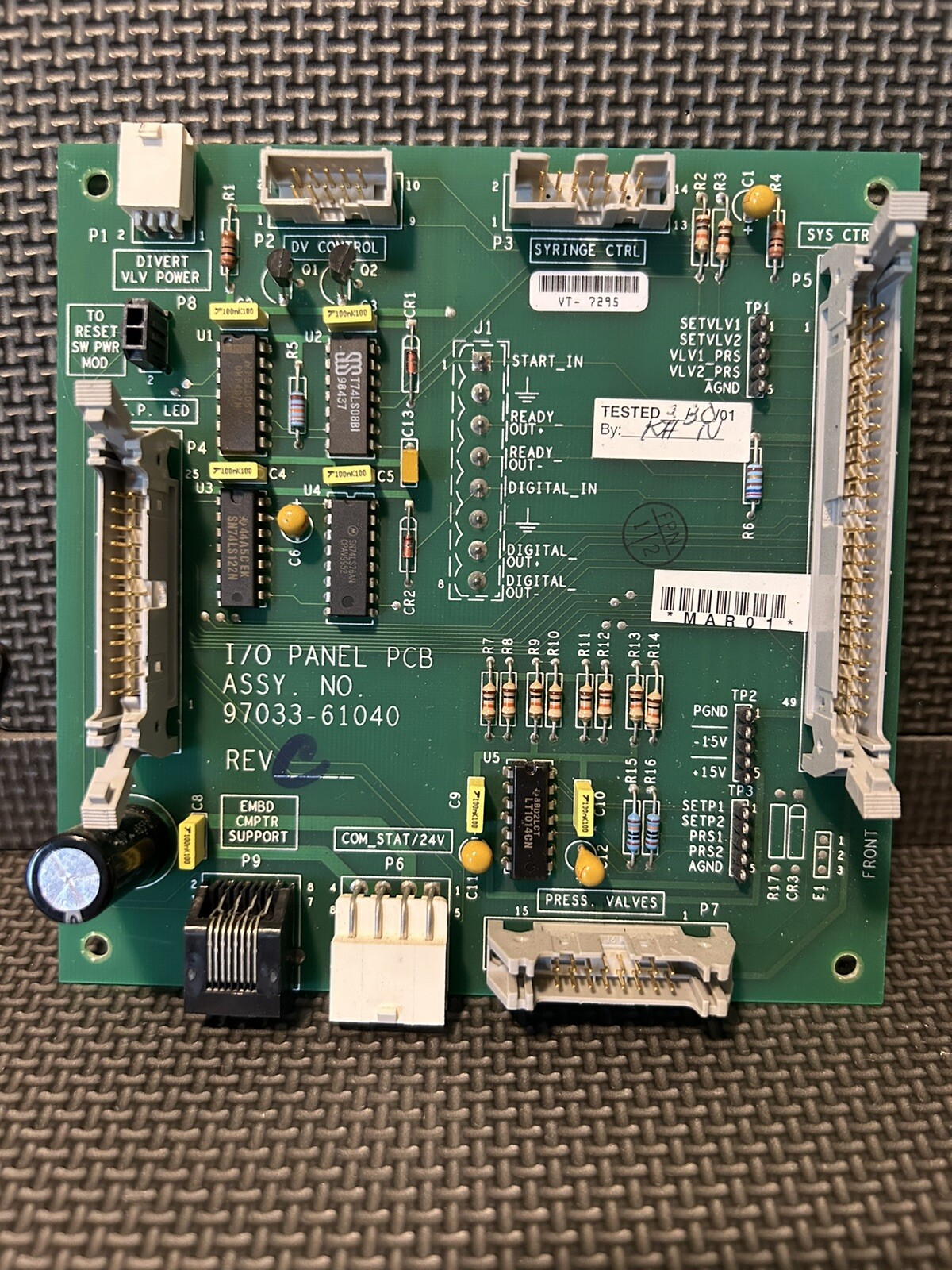 Thermo Finnigan MAT  97033-61030 Syringe  Control PCB