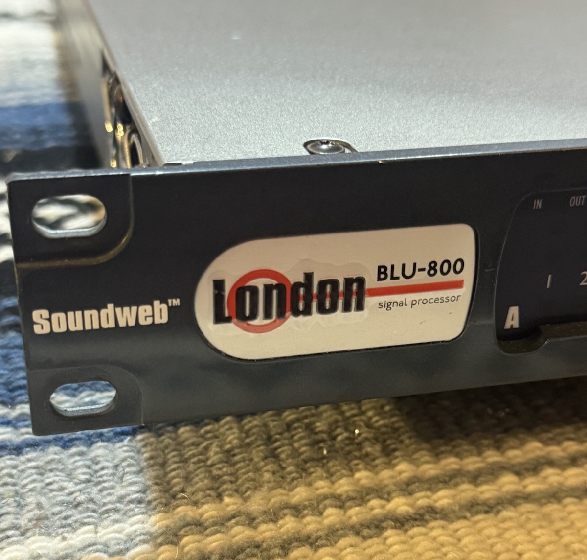 BSS Audio Soundweb London BLU-800 DSP Digital Signal Processor w/ Digital I/O🎶