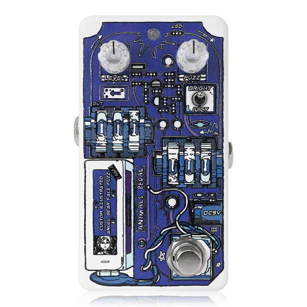 Animals Pedal Angel Bear Face Fuzz Custom Illustration Used