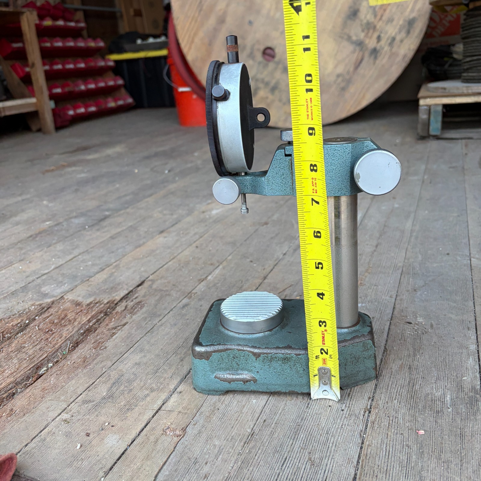 STARRETT 656 Dial Comparator Cast Iron Base 656.617 Indicator Stand