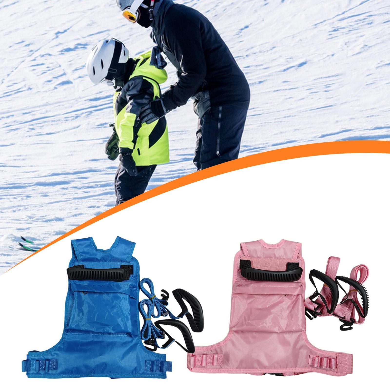 Kids Ski Harness Traction Rope with Handle with Leash Snowboard Harness for