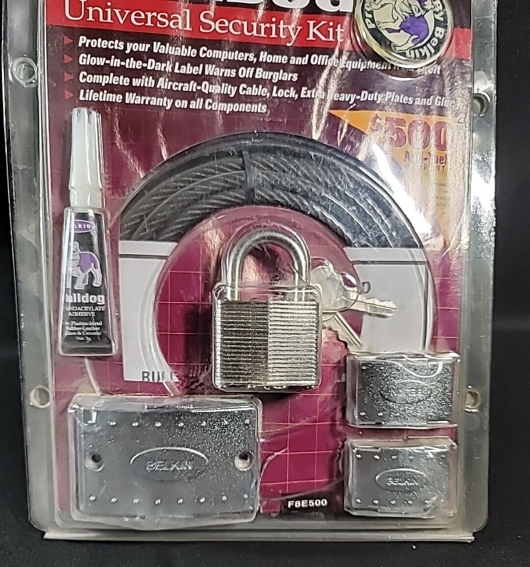 Belkin Bulldog Universal Security Kit Heavy Duty Computer Lock