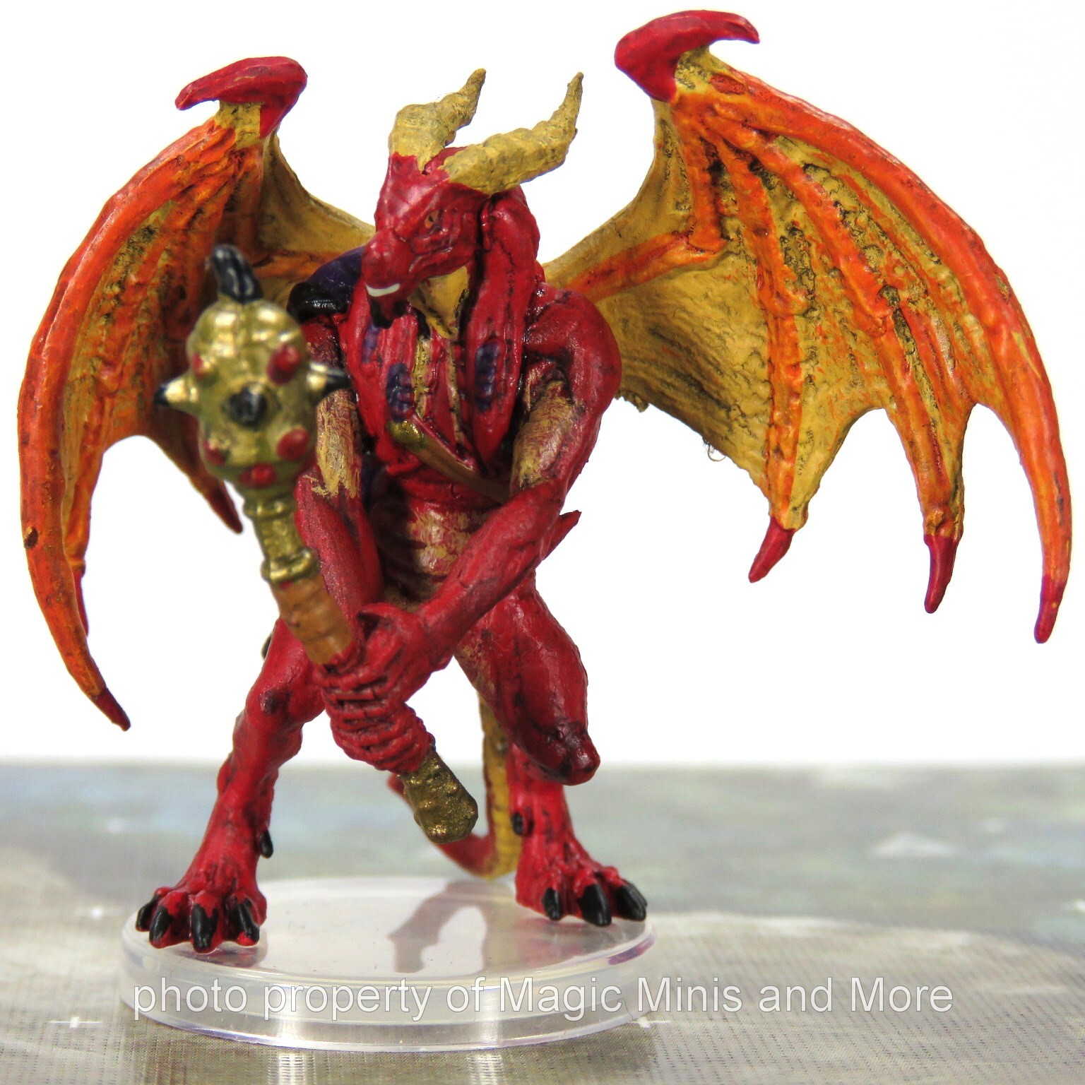 Vecna Eve of Ruin ~ RED ABISHAI #33 D&D Icons of Realms miniature