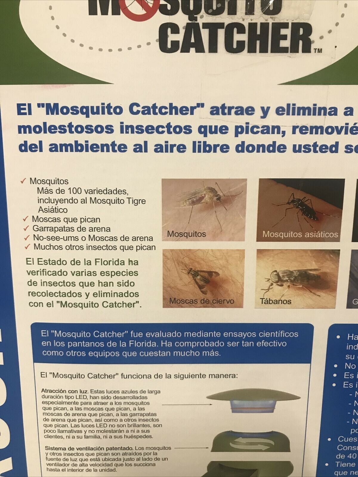 MOSQUITO CATCHER RUSH HAMPTON 61005 NEW OPEN BOX