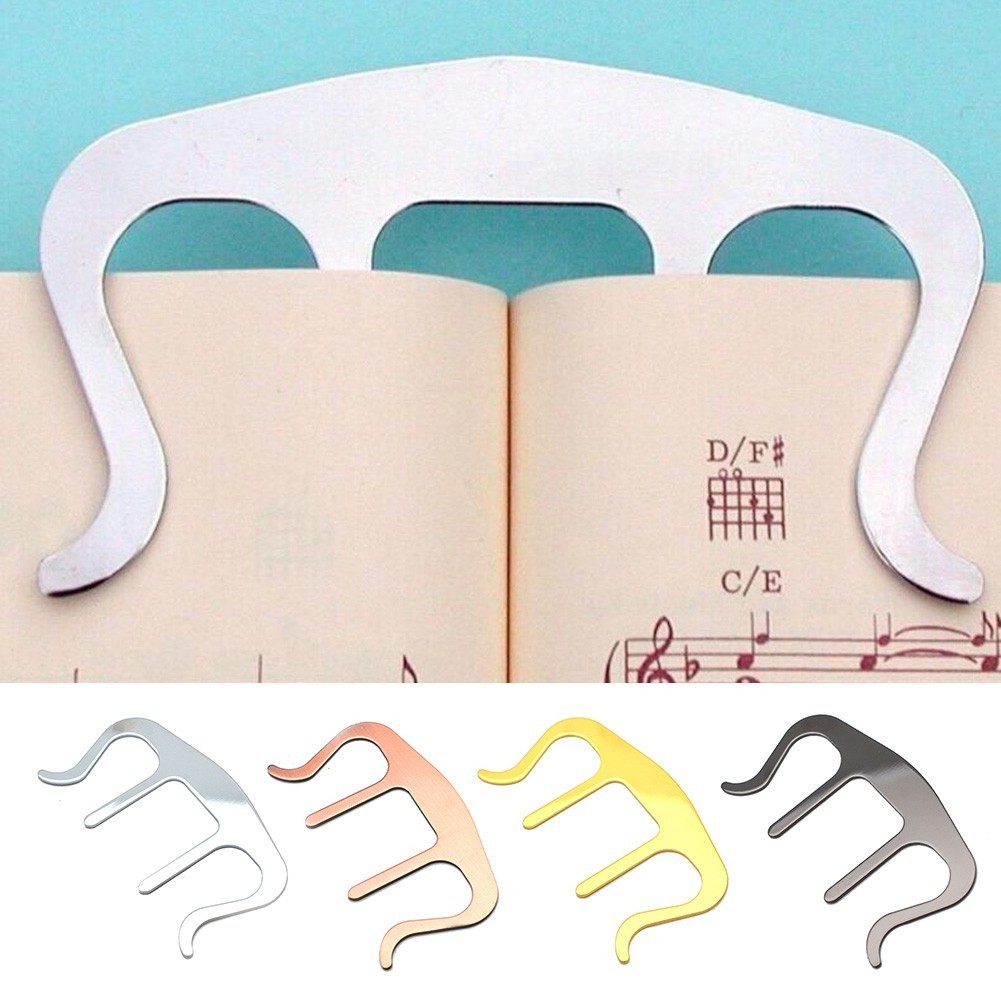 1PCS Pianos Stands Song Book Page Holder Clip Music Note Clips Sheet Metal Tool
