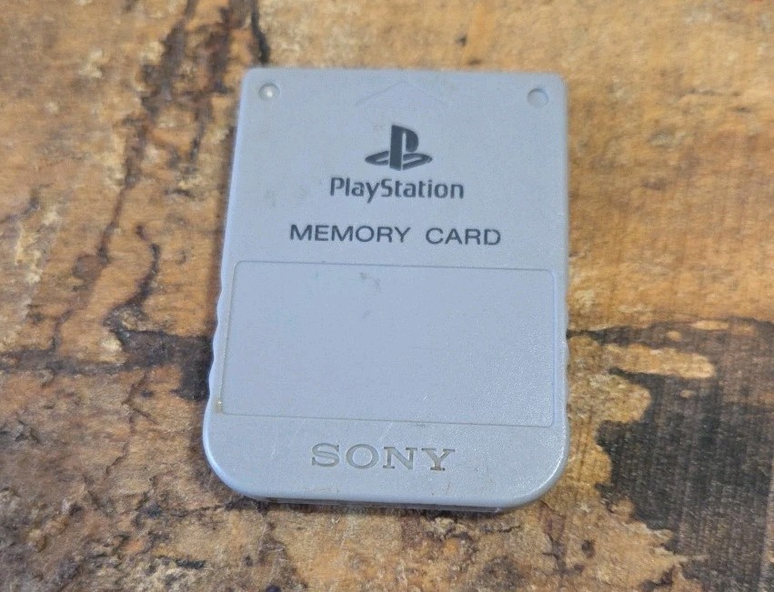 Sony Playstation 1 PS1 Official Memory Card Import SCPH-1020