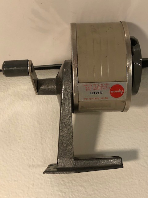 Vintage Apsco Standard Pencil Sharpener 5 Hole Made In USA