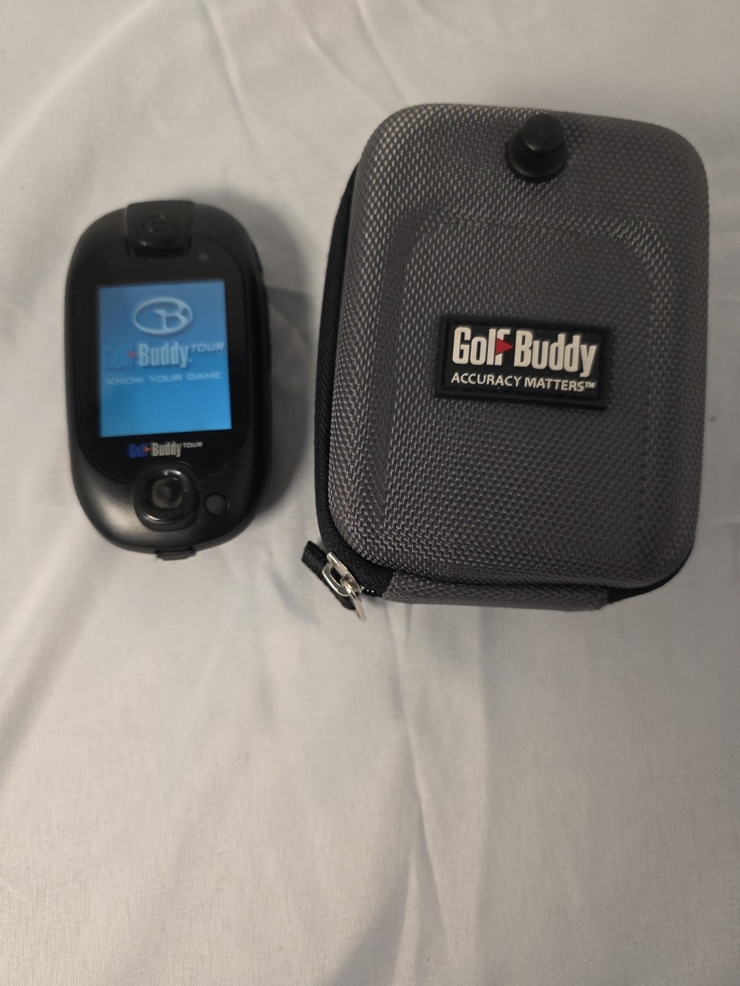 Golf Buddy Pro Tour Compact GPS Range Finder DSC-GB200 Tested And Working