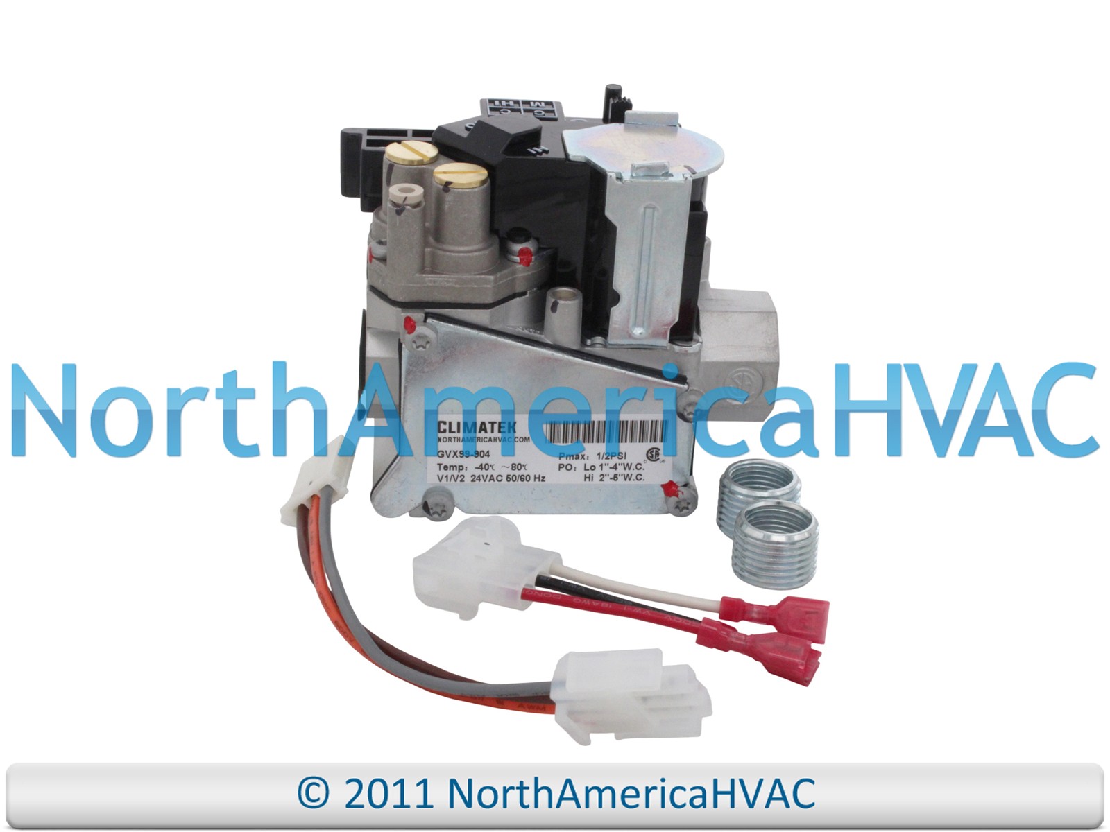ClimaTek Furnace Gas Valve Replaces White Rodgers 36E96-206 36E96-2