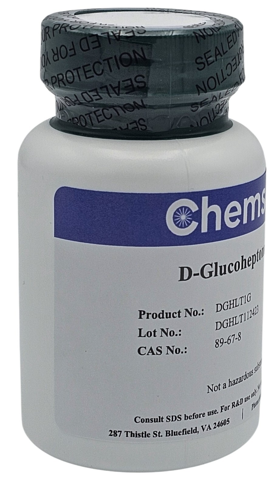 D-Glucoheptono-1,4-lactone, 98+%, 1g