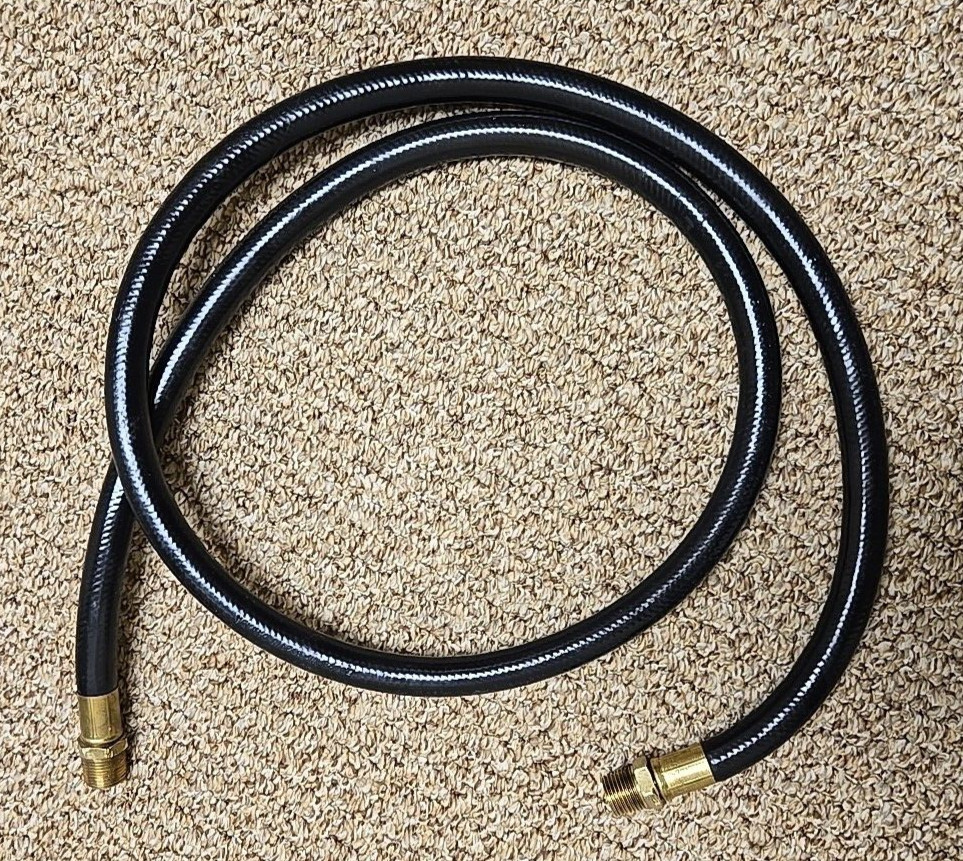 Midmark 002-10528-00 45" Compressor Hose 1/2" X 1/2" MPT Ends. OLD #6591-7700
