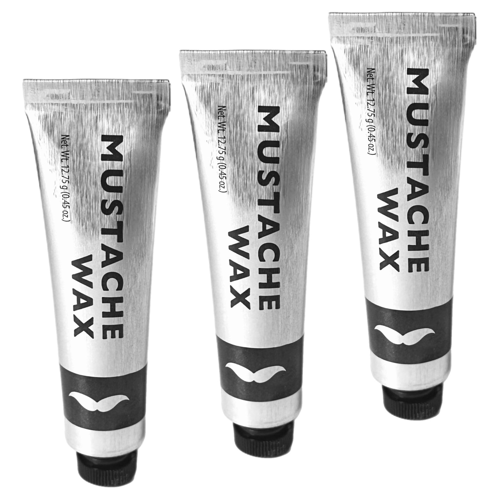 3 Tubes Mustache Styling Wax Strong Hold Water Based Wax for Men Stache Beard...