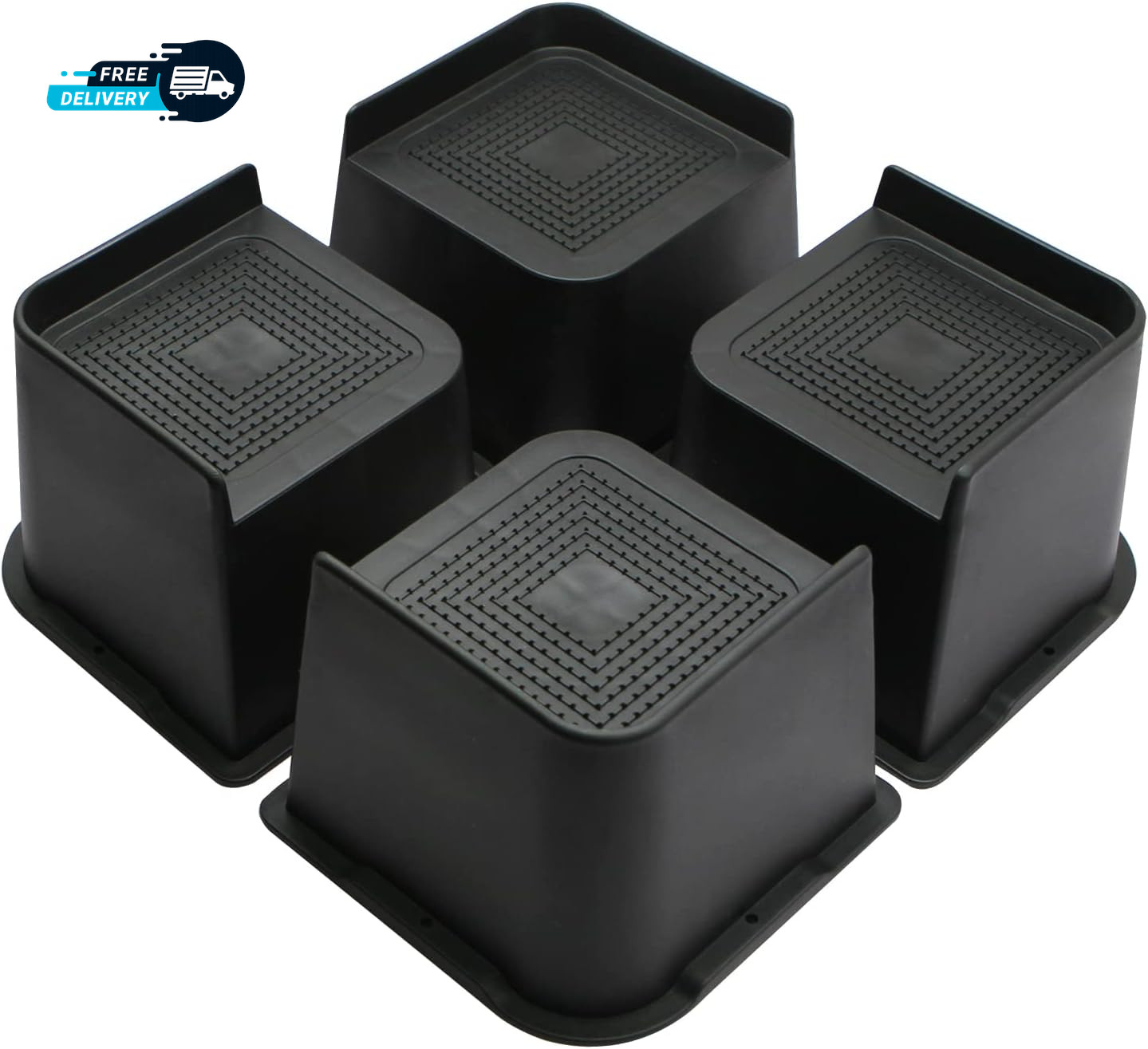 Bed Risers Heavy Duty  Oversized Furniture Risers Support up to 6000 Lbs