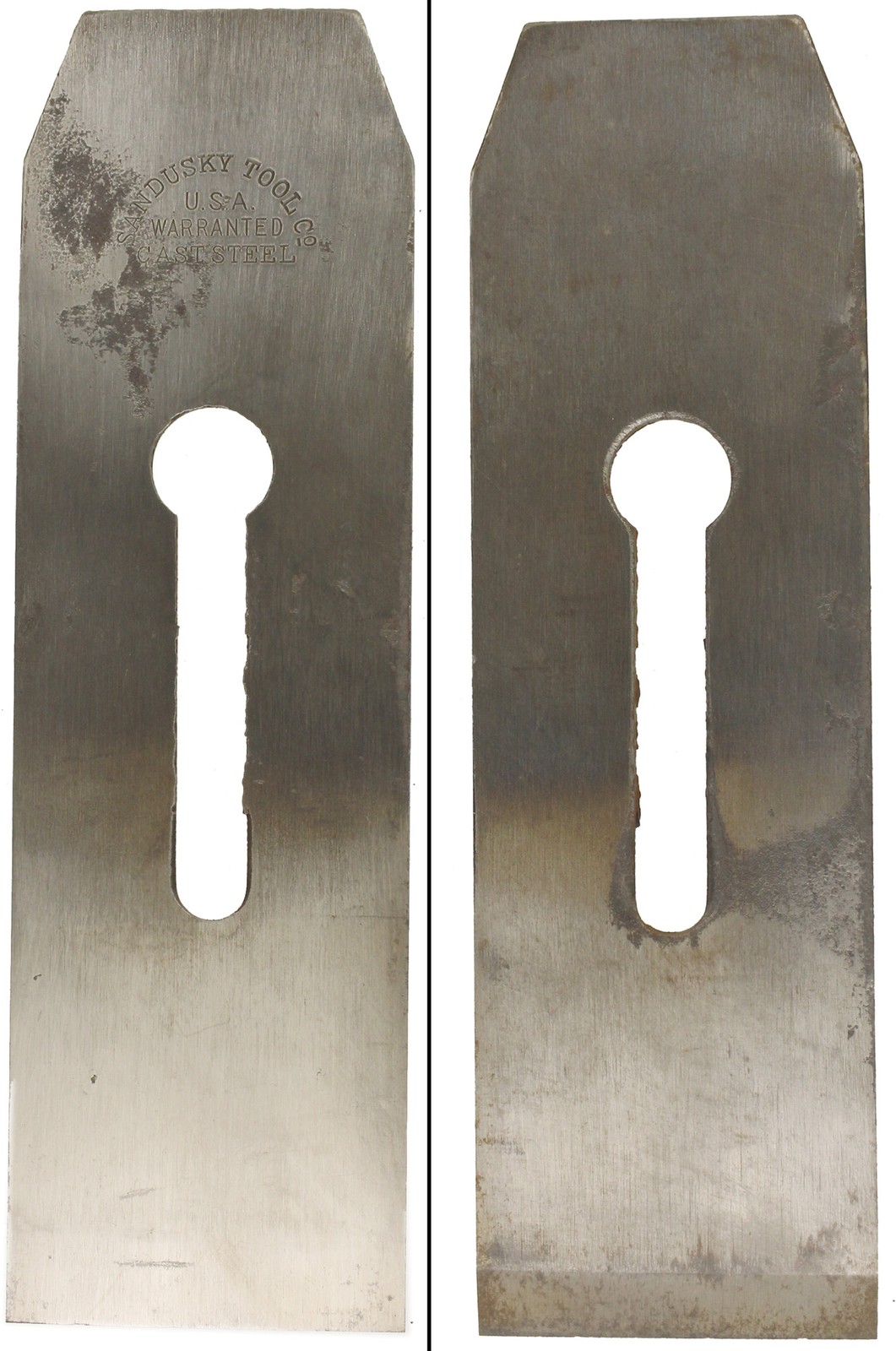 Clean & Usable 2 1/2" Tapered Cutting Iron - Sandusky Tool Co. - mjdtoolparts