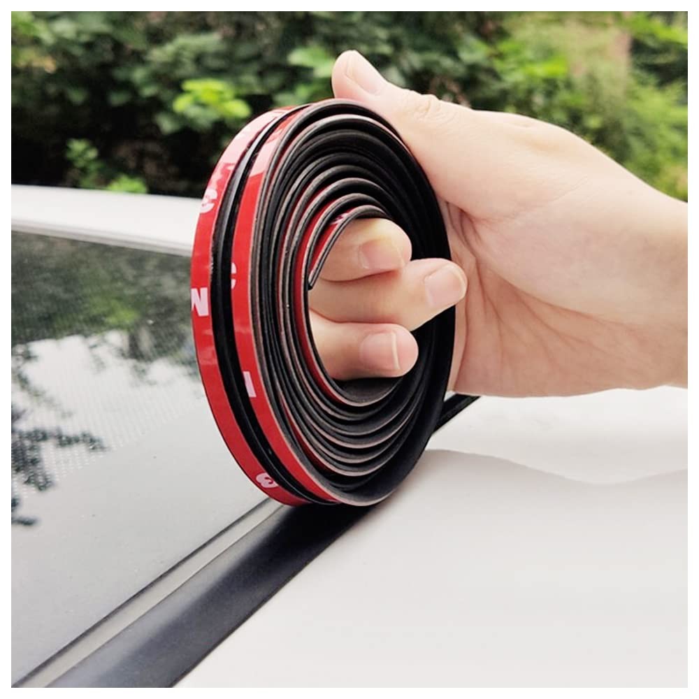14MM x 23FT T-Shape Car Sunroof Seal Edge Trim,Cuttable Automotive Weather St...