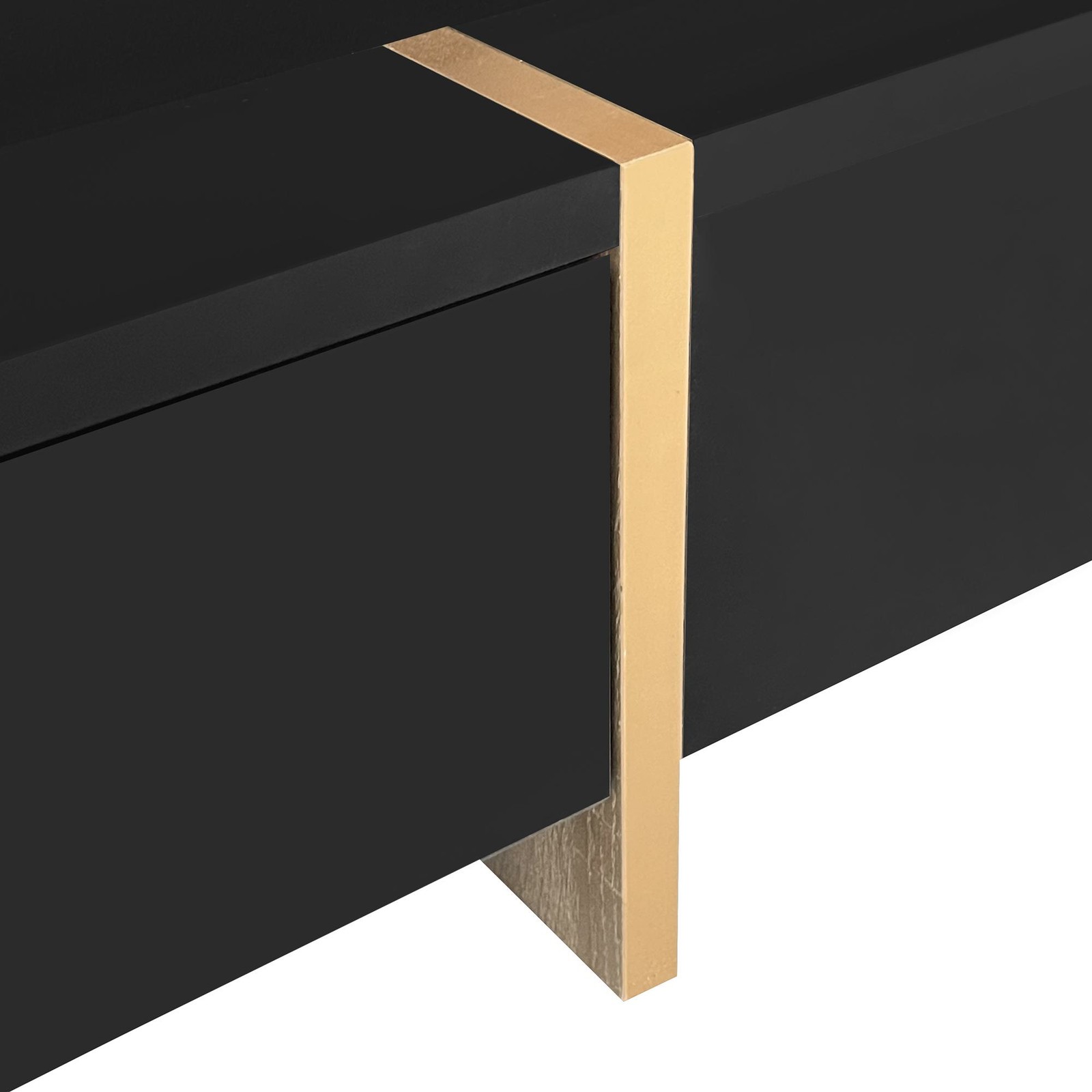 Vinsetto Coffee Table with 4 Drawers, Black
