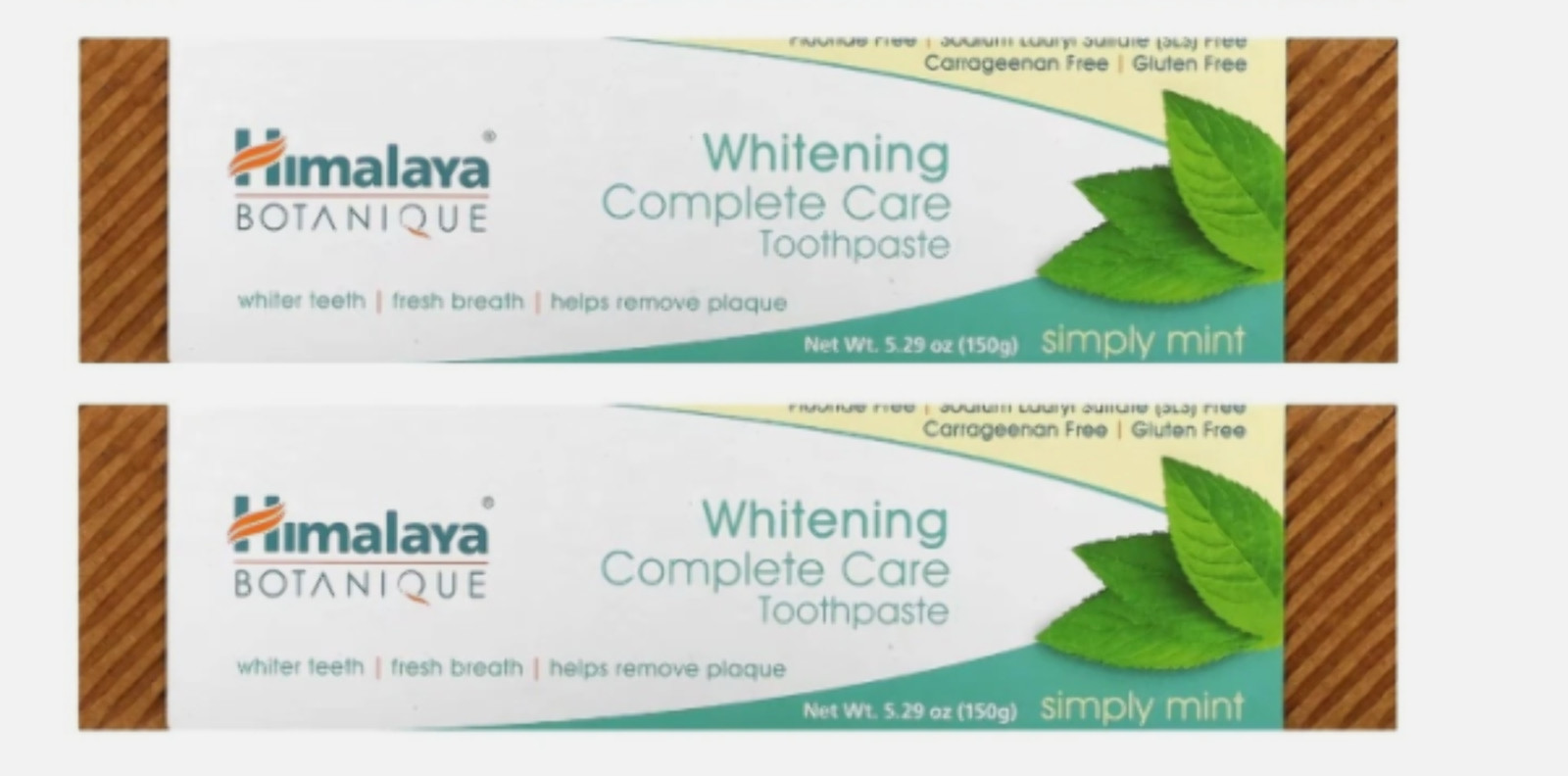 2x Whitening Complete Care Toothpaste, Simply Mint - 5.29 oz 11/27