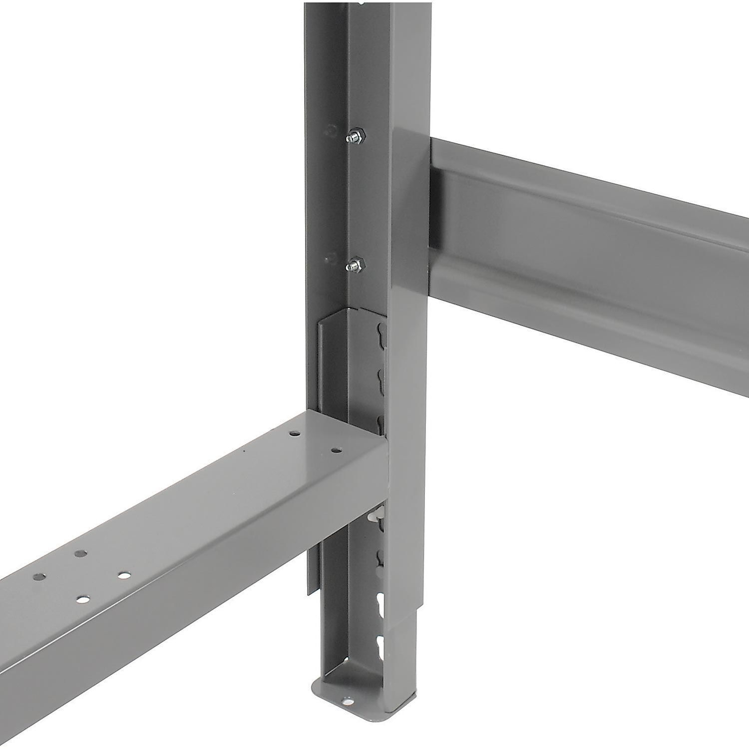 Global Industrial Workbench Stringer-Gray 72"W x 6"H