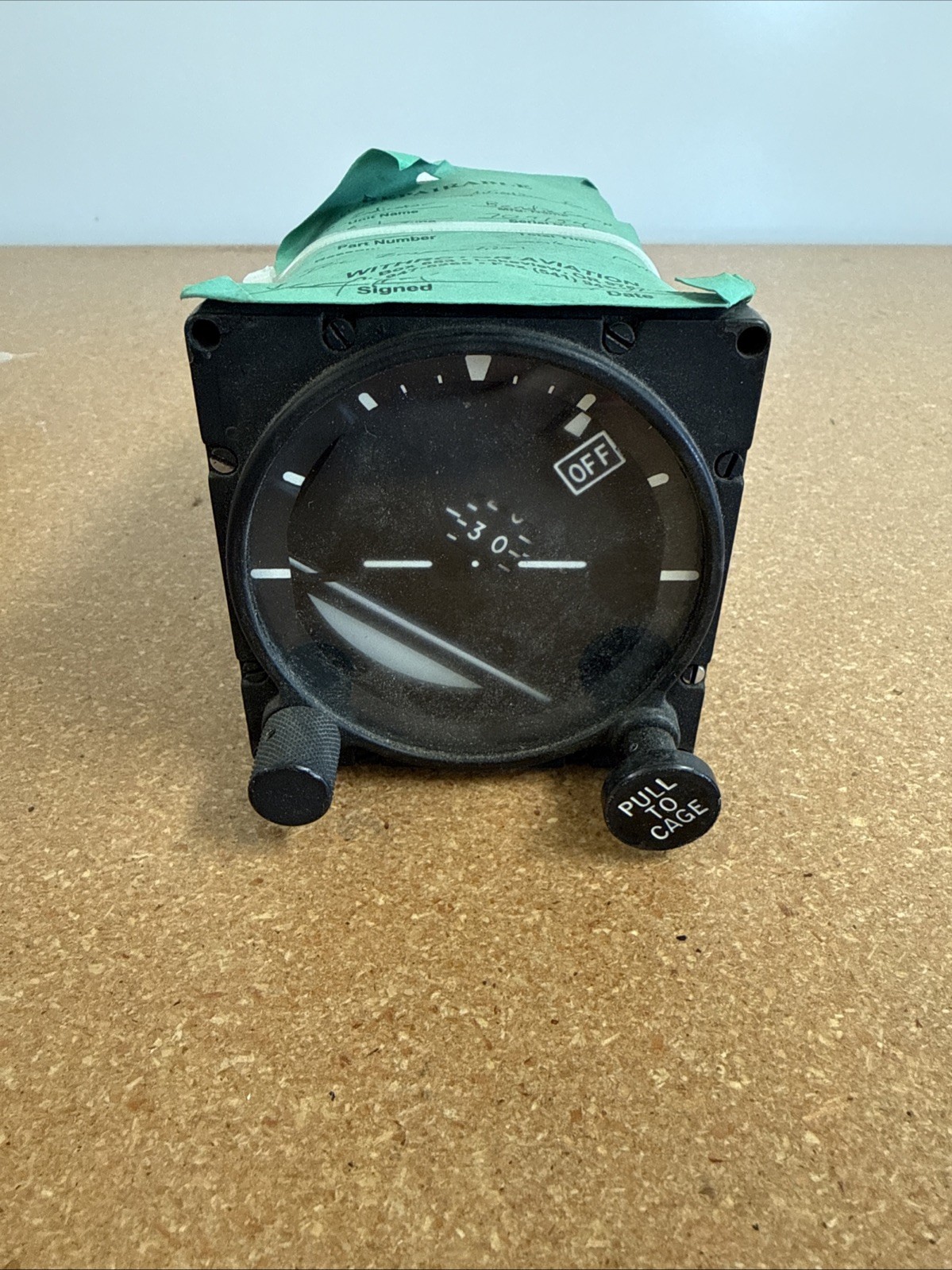 Altitude Indicator, Horizontal Gyro