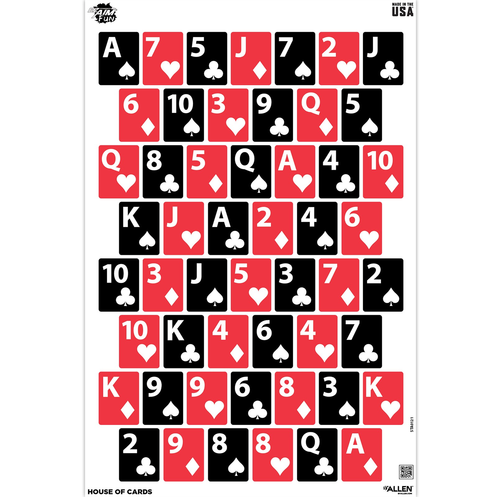 Allen Company Get the Game On EZ Aim Targets 12x18 8 Pack