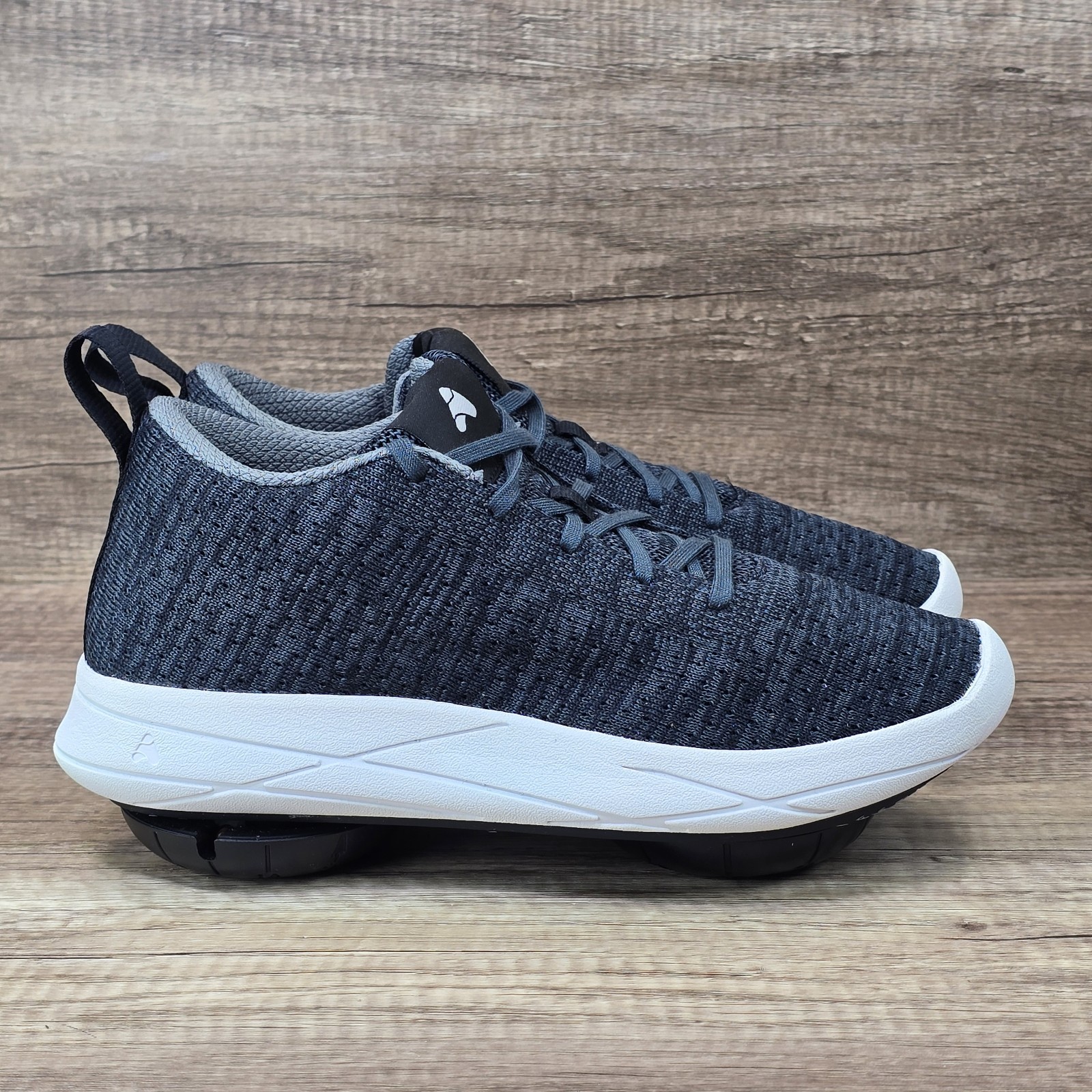Apos Health Men's Sz 7.5 Women's Sz 8.5 Gray Black Knee Hip Back Therapy Shoes