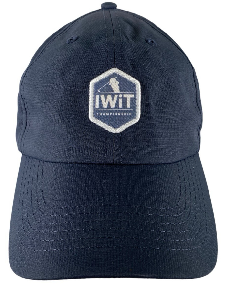 IWiT Championship Golf Hat Adjustable Womens Golf Hat Cap Blue NEW W/O Tags!