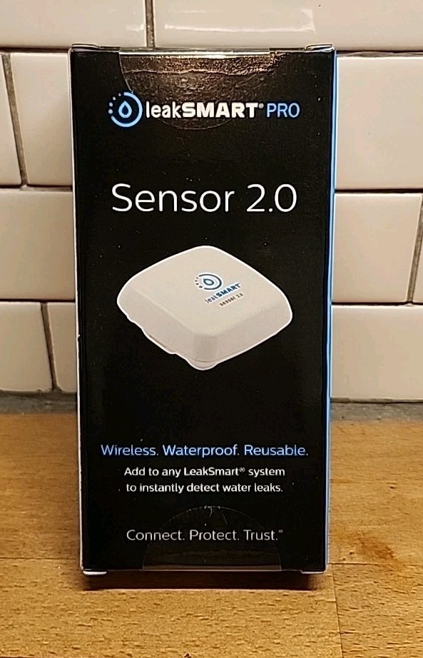 *Sealed* leakSMART Pro 8850600 Sensor 2.0 Wireless & Waterproof Leak Detector