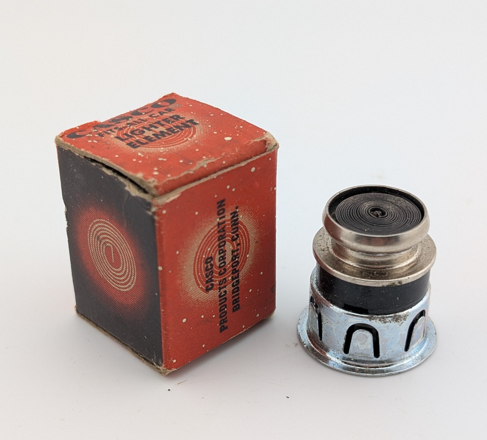 Vintage 1950s - 1960s New Old Stock Casco Car Cigarette Lighter Element USA Made