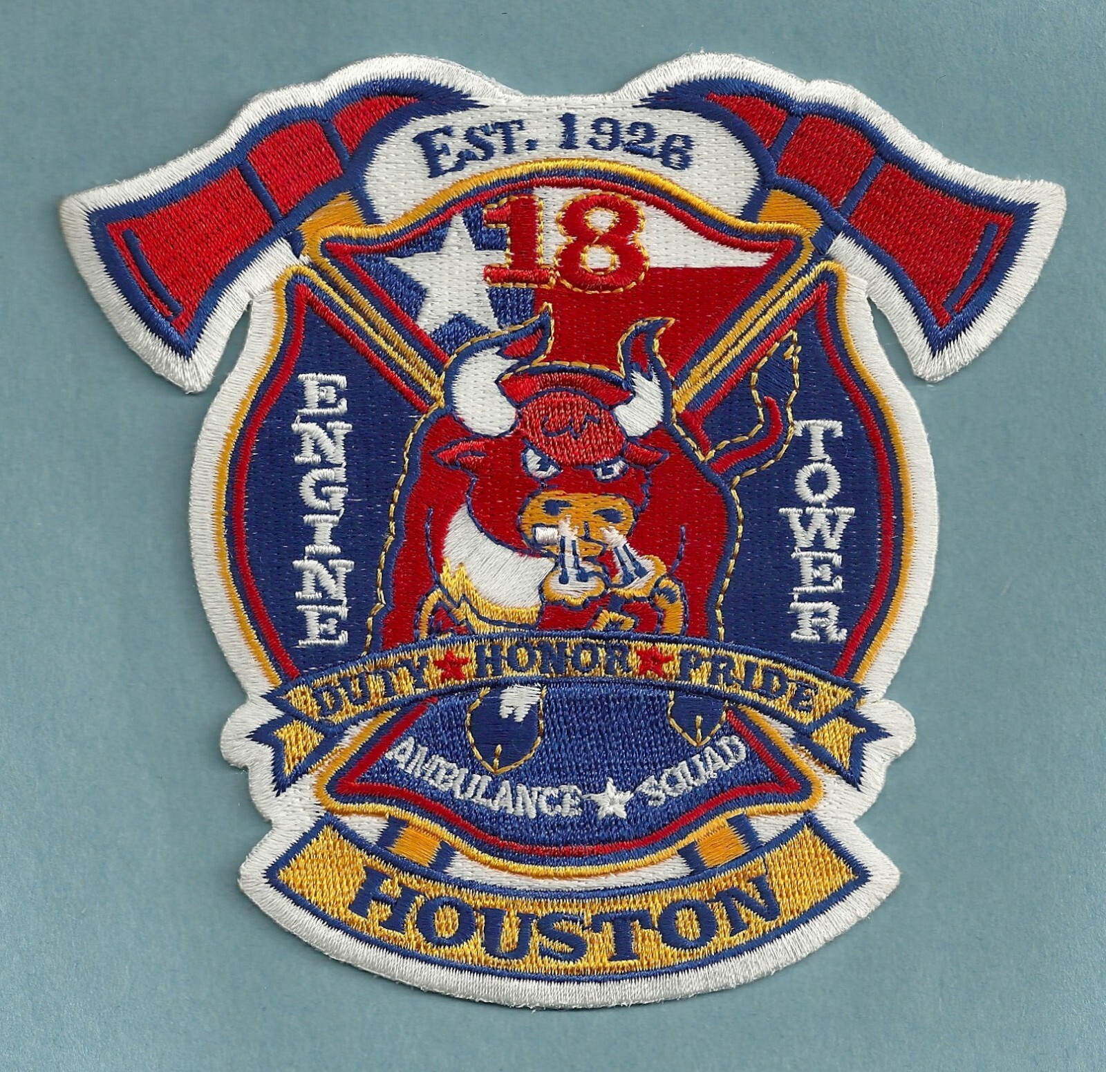 HOUSTON TEXAS FIRE STATION 18 COMPANY PATCH