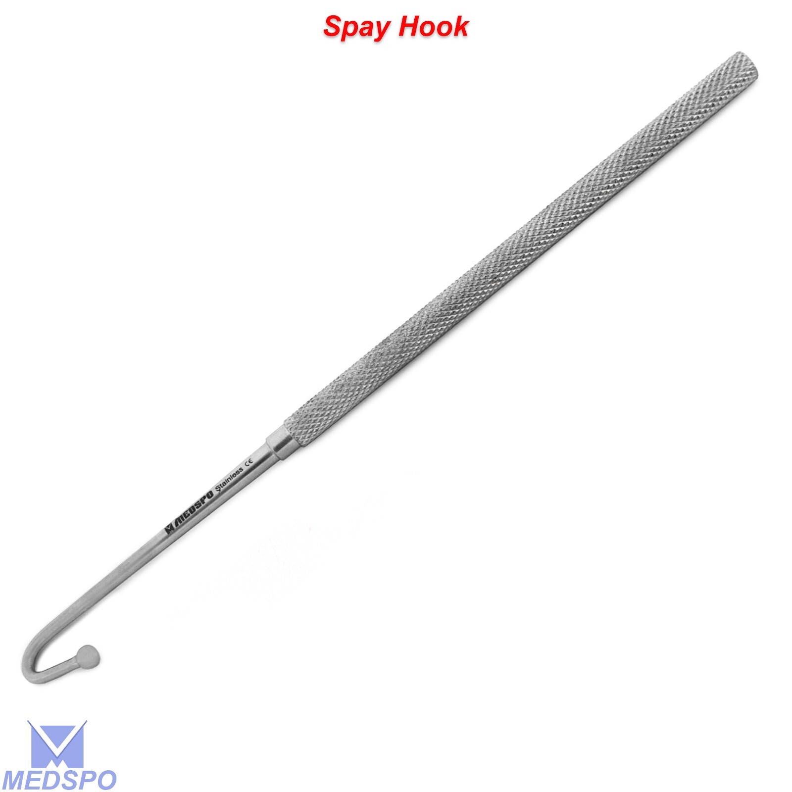 Surgical Spay Snook Hook Ovariohysterectomy Medical Veterinary Ball Tip Tools