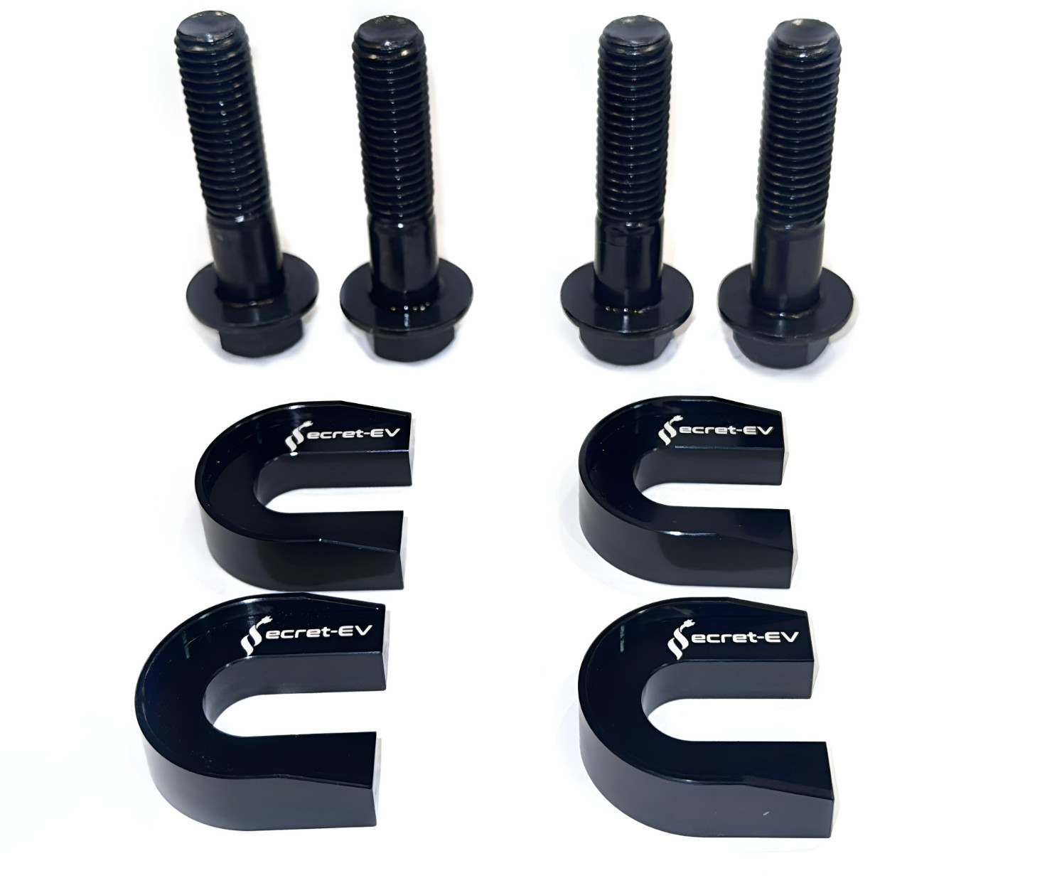 Tesla Model S / X LR PLAID Inner tire wear solution - Black (Design for Lowered)