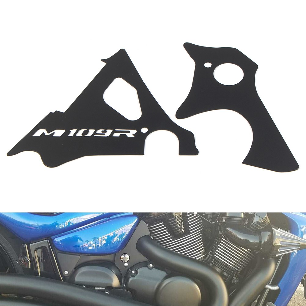 Engine Side Cover Frame Filler Keyhole For Suzuki BOULEVARD/INTRUDER/VZR1800 BLK