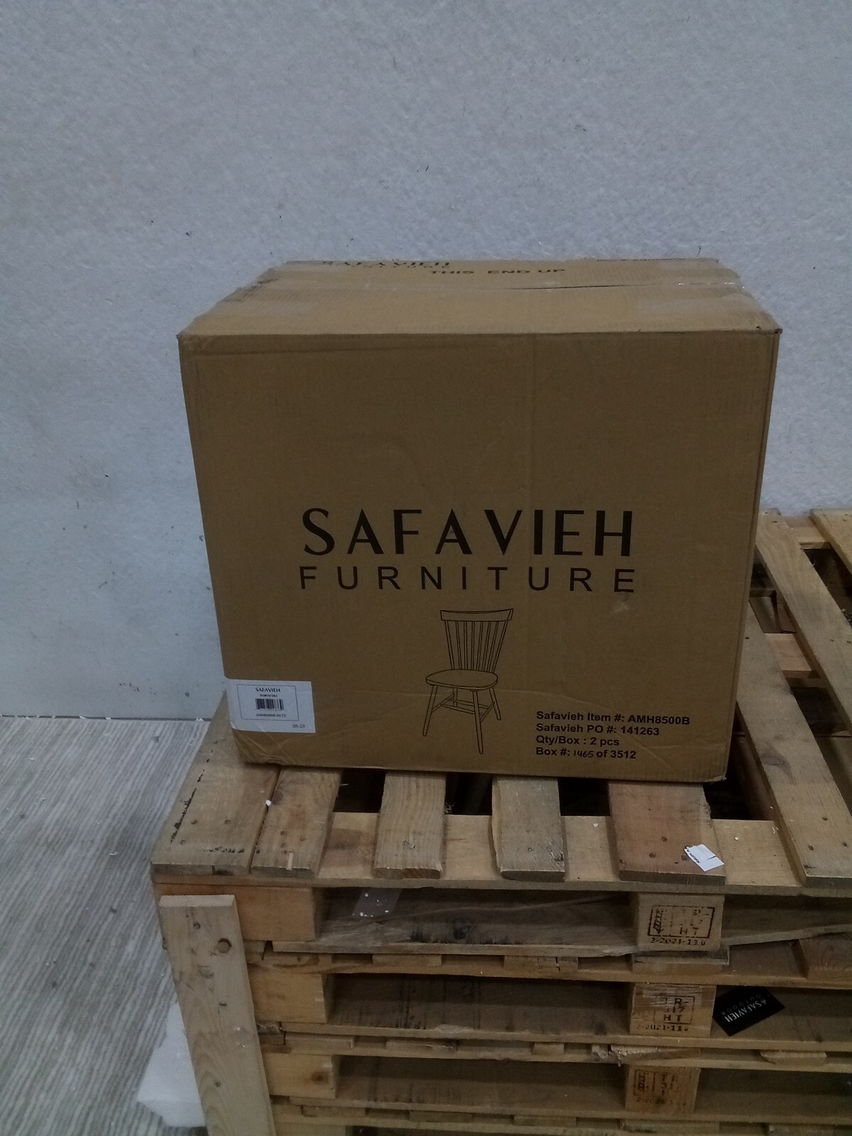 Safavieh Spindle Dining Chair ( Set Of 2), Reduced Price 2172722059 AMH8500B