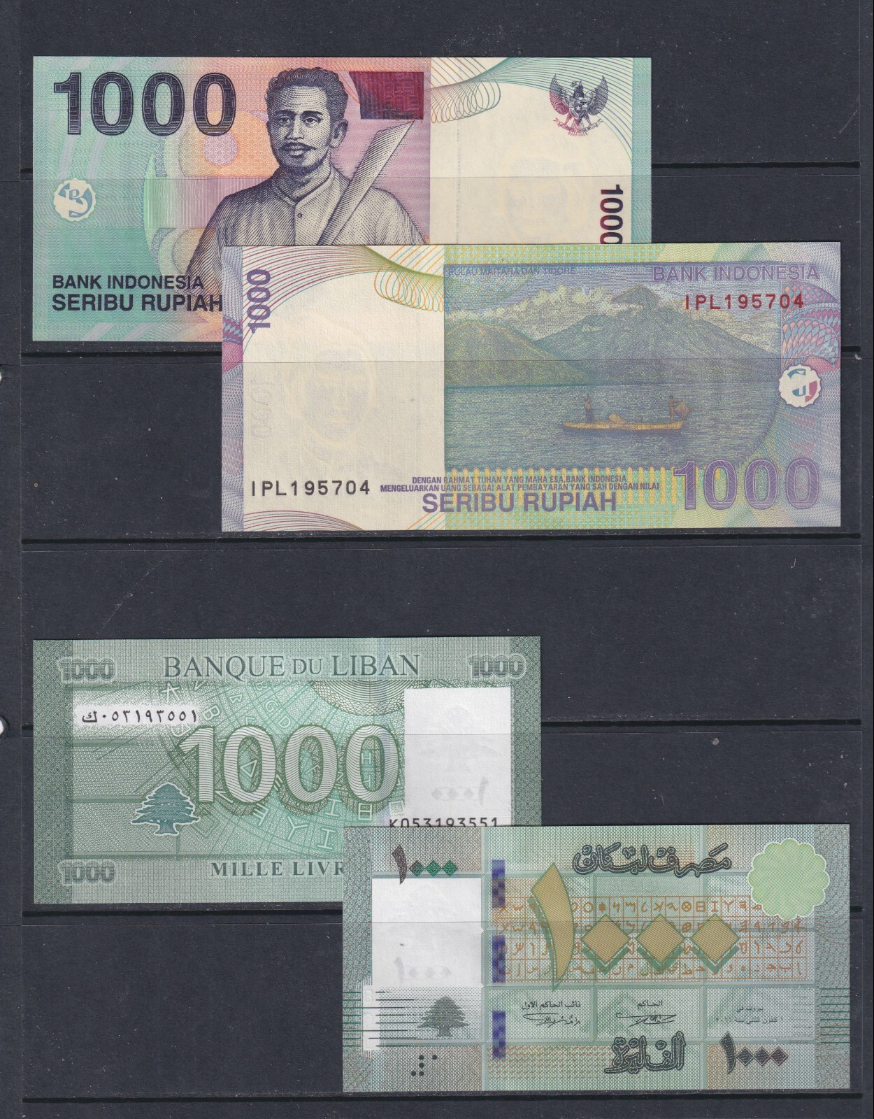 5 Worldwide aUNC/UNC Banknotes - Countries as Shown (46)