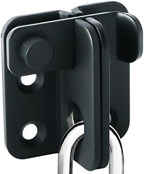 Matte Black Flip Latch Gate Lock - Stainless Steel Security Solution