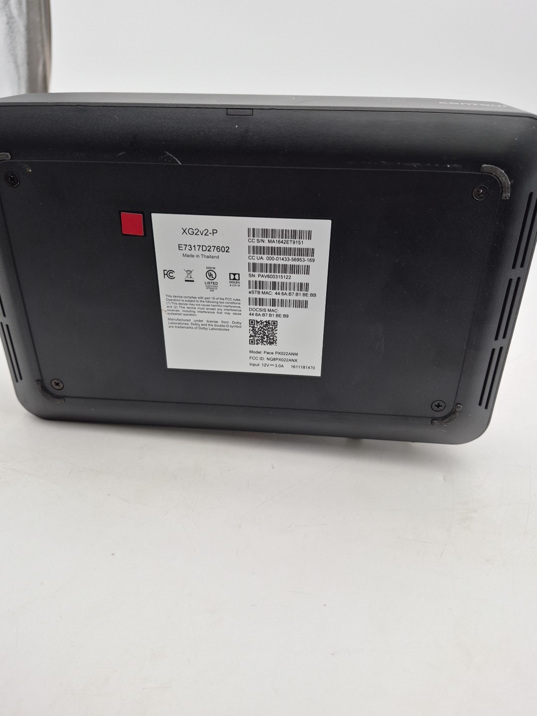 Xfinity Comcast xg2v2-p Untested For Parts