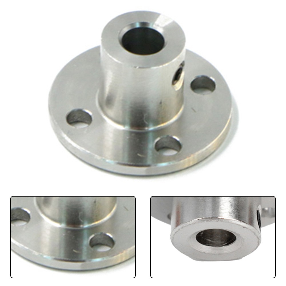 Flange Coupling Screws Shaft Coupling 6mm Inner Diameter 8pcs Fixing Screws