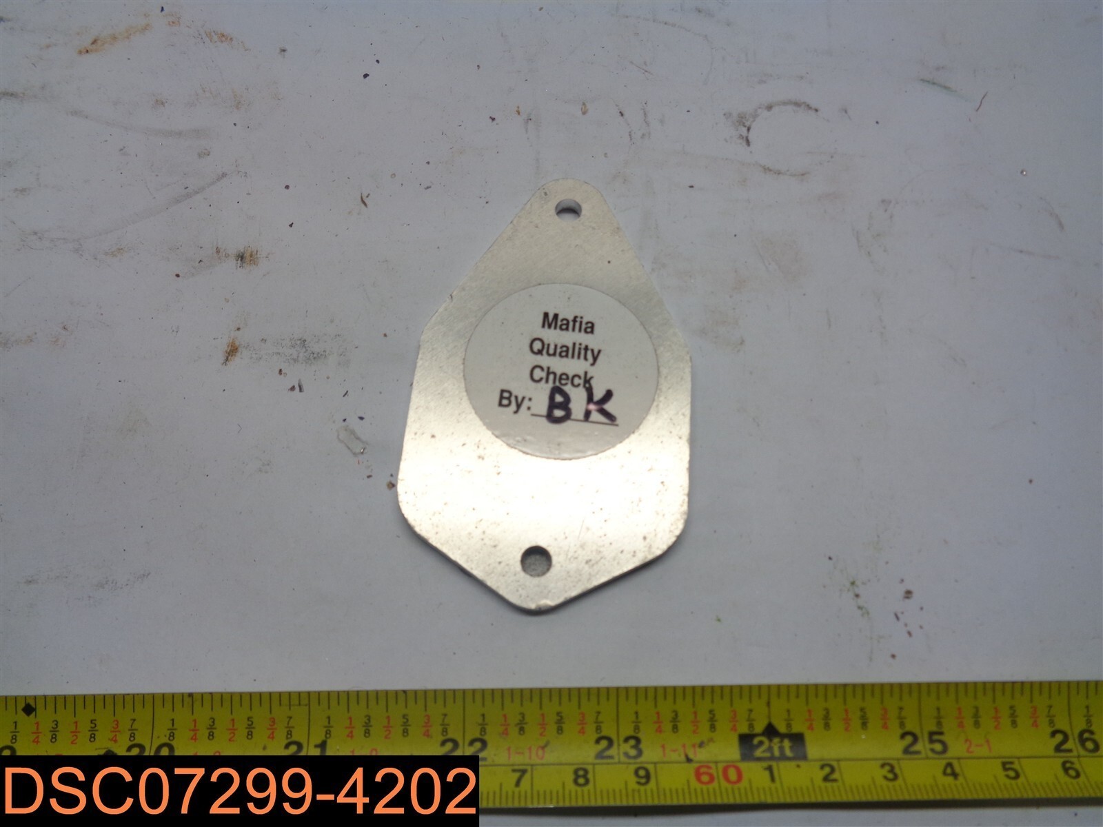 4 State Trucks Alum Horn Block Off Plate For PB Roof 1S-02-J, BW9D 01-091314