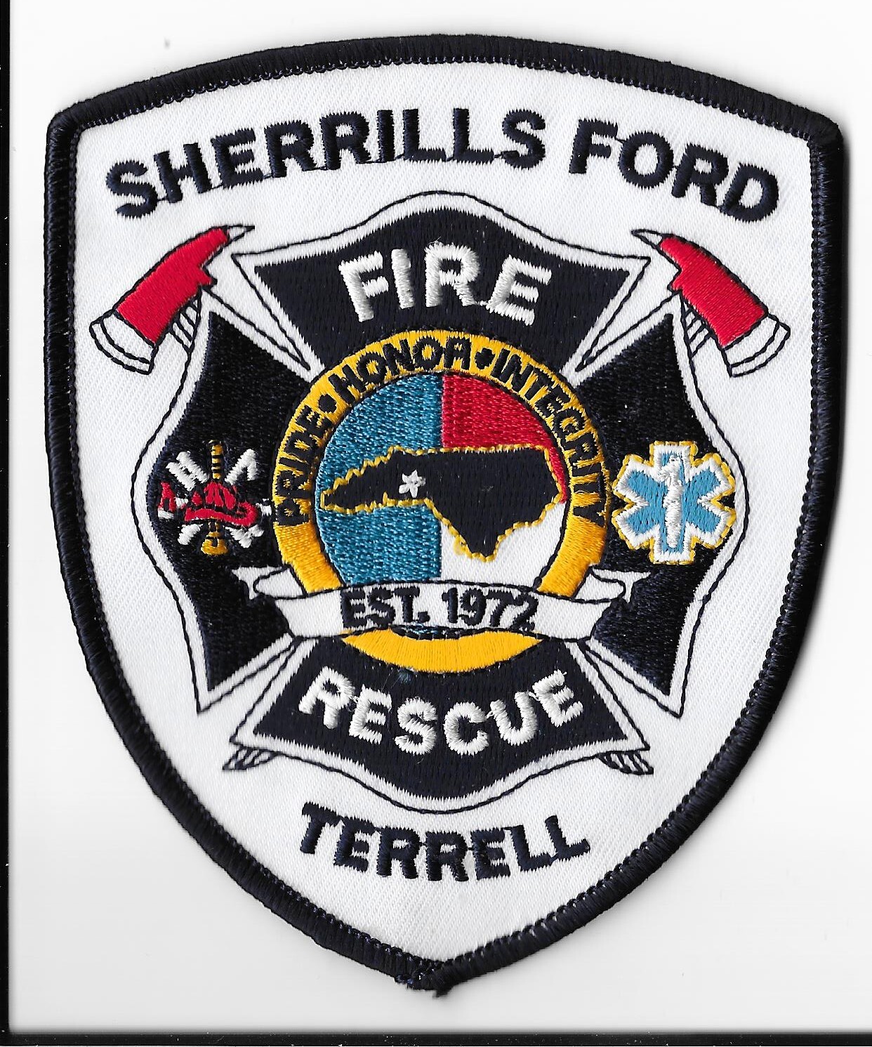 Sherrills Ford-Terrell Fire & Rescue, North Carolina Shoulder Patch V1