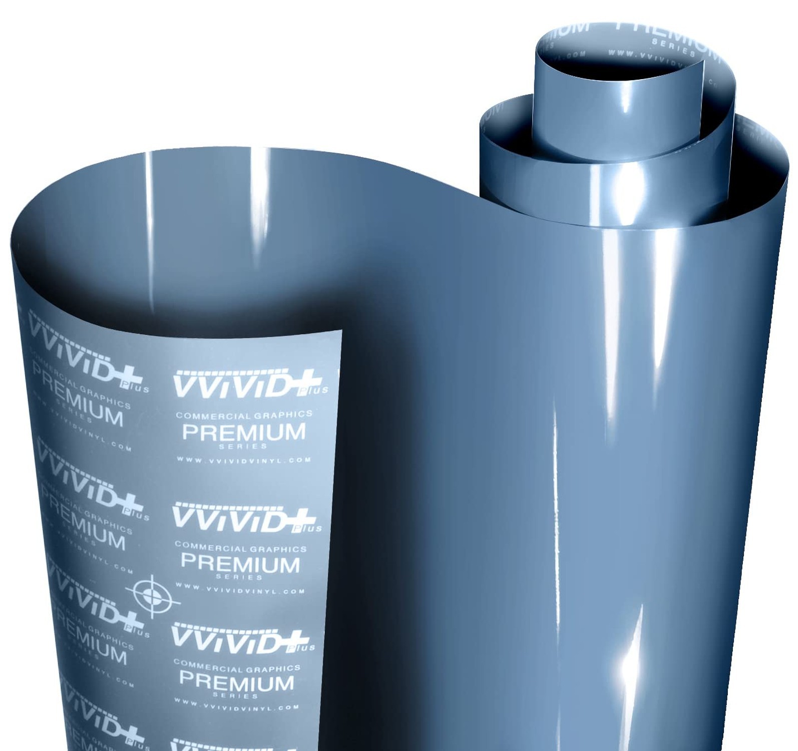 VViViD+ Ultra Gloss China Blue 15ft x 5ft Vinyl Car Wrap Premium Paint Replac...