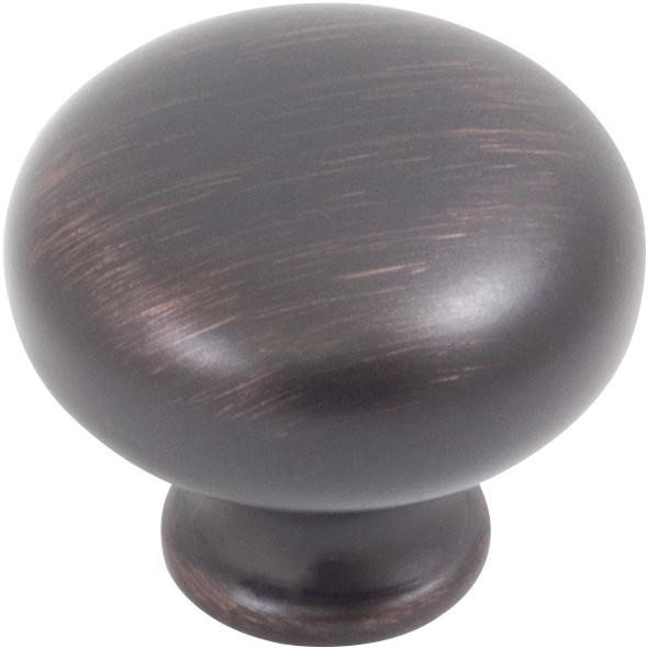 Round Cabinet Knob, 1-1/4 Inches, Vintage Bronze by Stone Harbor Hardware