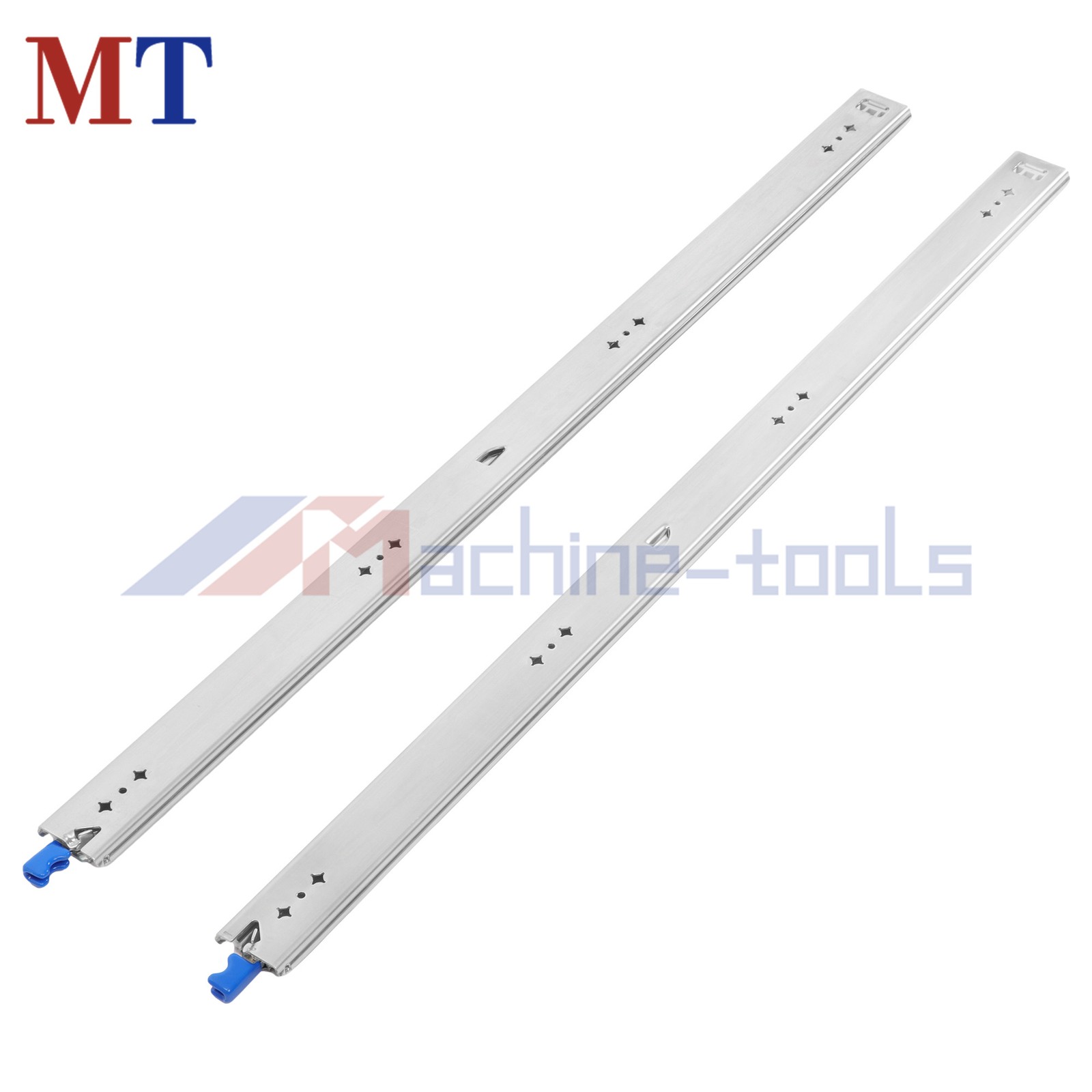 38" Drawer Slides With Locking Mechanism 250lb Full Extension Tool Box