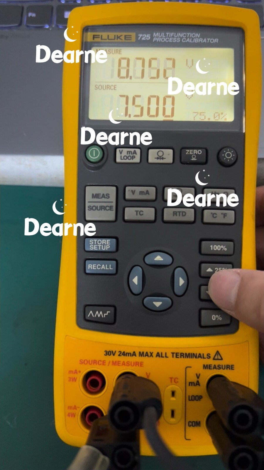 Fluke 725 Multifunction ProcessCalibrator Calibrated tested good working2024