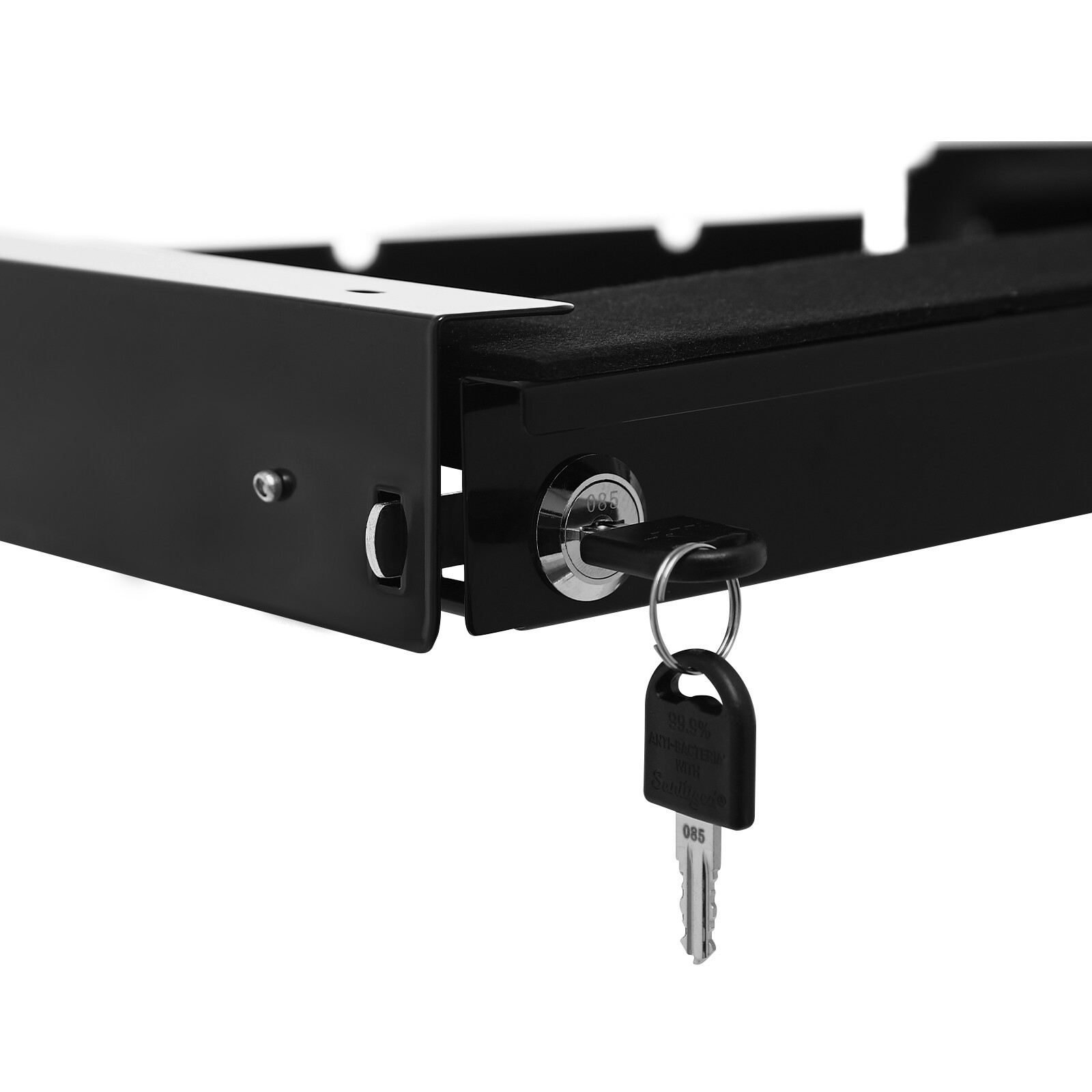 Black Under-Desk Drawer Storage Organizer for Standing Desks Pull-out Drawer