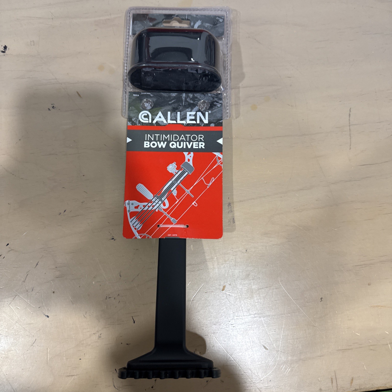 Allen Intimidator Bow Quiver 7031A Holds 4 Carbon Aluminum or Fiberglass Arrows