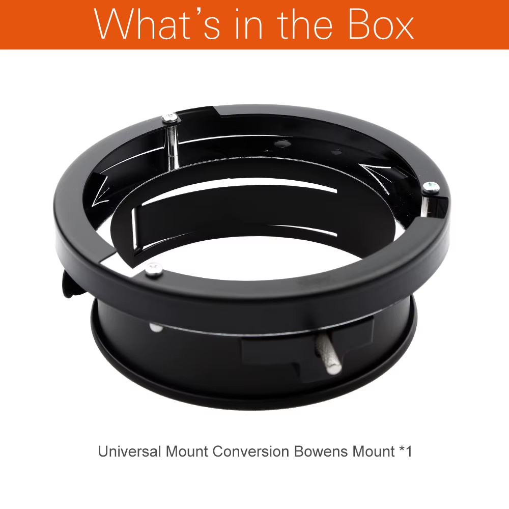 Universal Mount To Bowens Mounts Flash Adapter for Studio Flash