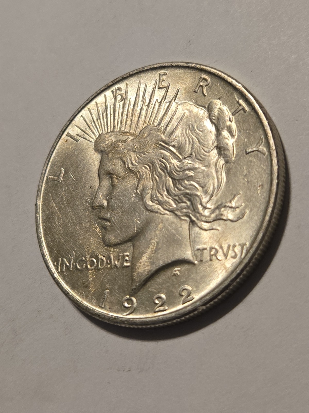 1922 Peace Dollar- 90% Silver- Nice Coin