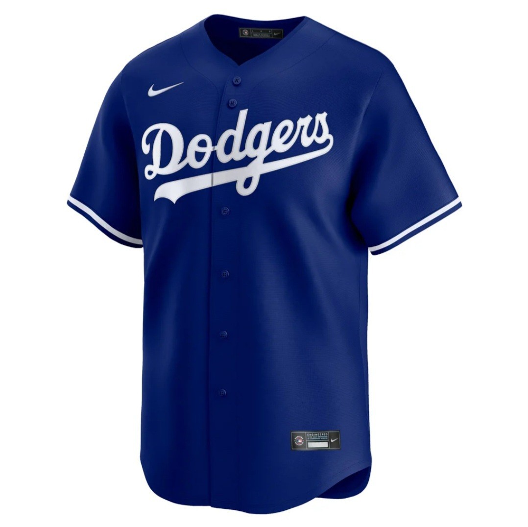 MLB Los Angeles Dodgers Nike Alternate Limited Jersey - Blue Blank Sz Large